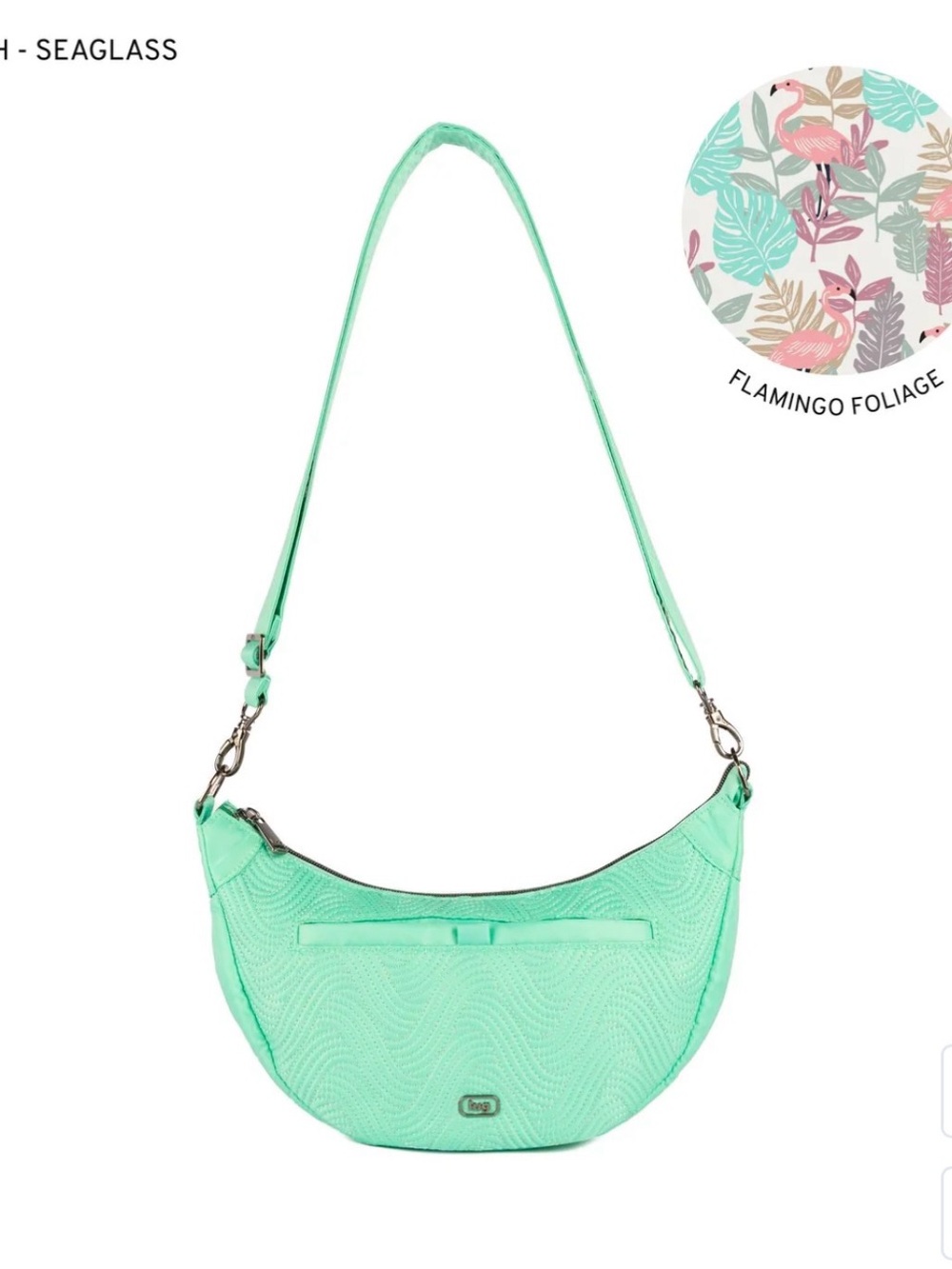 lug Swish Crossbody Bag- in Seaglass